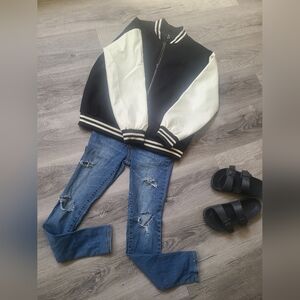 Girls letterman jacket